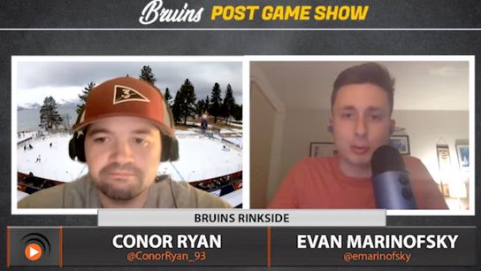 Video: Conor Ryan reacts to Bruins' series-clinching win over Capitals in Game 5 taken at BSJ Headquarters (Bruins)